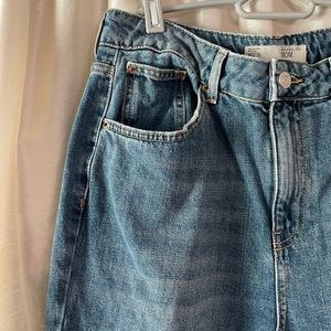 Top shop mom straight jeans